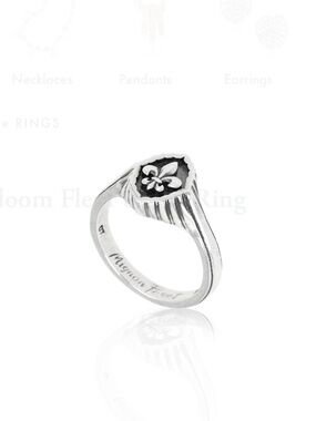 Mignon Faget Heirloom Fleur-de-Lis Signet Ring